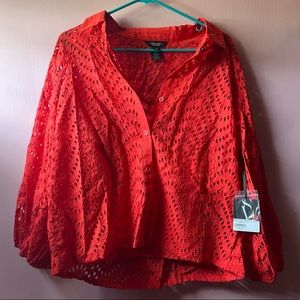 🆕Size XL SimplyVera Lightweight Top Red Kiss